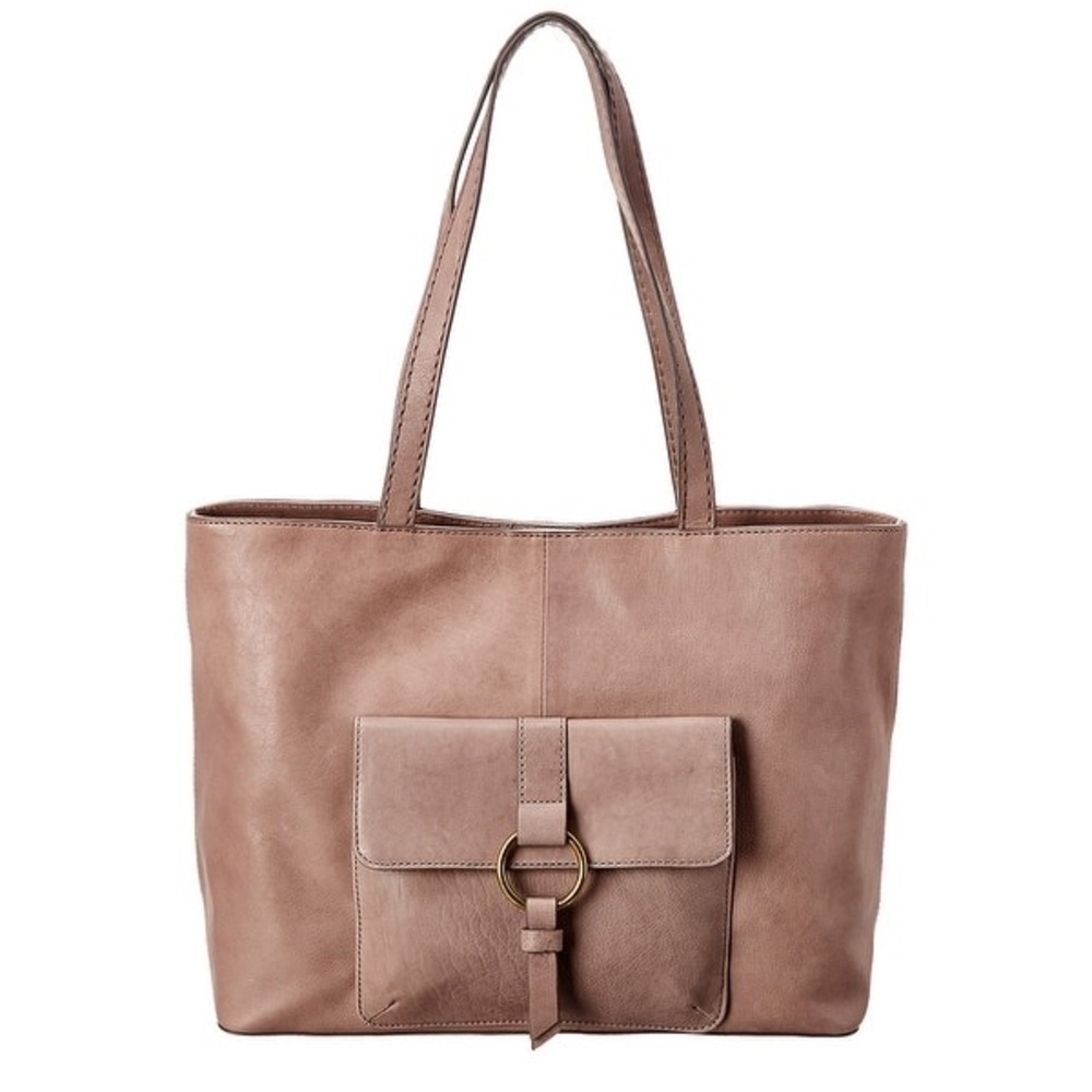 NWOT Frye Madison Front Pocket Leather Tote